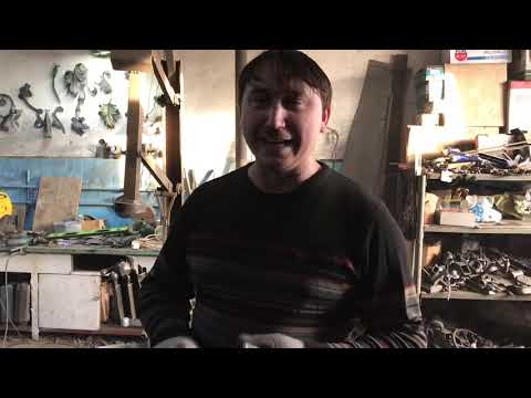 Видео: Ручная ковка листика опять!))