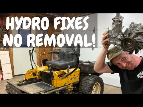Видео: Ремонт гидростатической трансмиссии с нулевым поворотом - БЕЗ СНЯТИЯ!!!