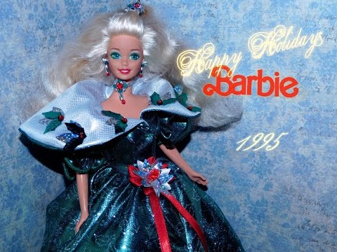 Видео: Привет из прошлого: Happy holidays Barbie 1995.