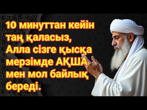 Видео: 10 минуттан кейін таң қаласыз, Алла сізге қысқа мерзімде АҚША мен мол байлық береді. 
