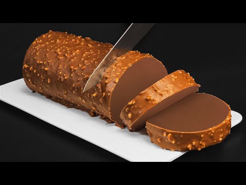 Видео: Только молоко и шоколад! Вкусный десерт без выпечки! Рецепт за 5 минут без духовки