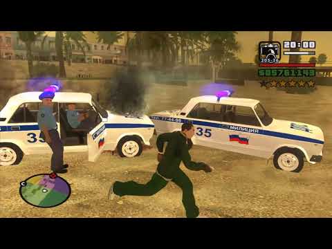 Видео: GTA San Andreas Ментовский Беспредел #3