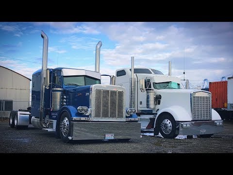 Видео: Радикальный тюнинг ГРУЗОВИКА. Американская классика. Peterbilt против Kenworth.