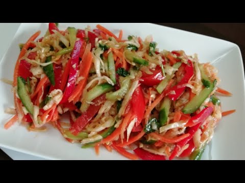 Видео: САЛАТ НА КАЖДЫЙ ДЕНЬ! ВКУСНО ПРОСТО БЫСТРО! РЕЦЕПТЫ САЛАТОВ! САЛАТ АССОРТИ! САЛАТЛАР! UZBEK AYOLI