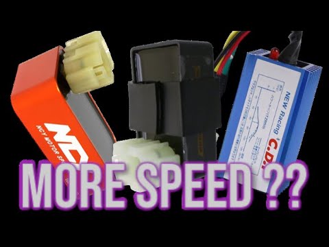 Видео: Тестирование производительности CDI на Maddog 50cc GY6 139QMB