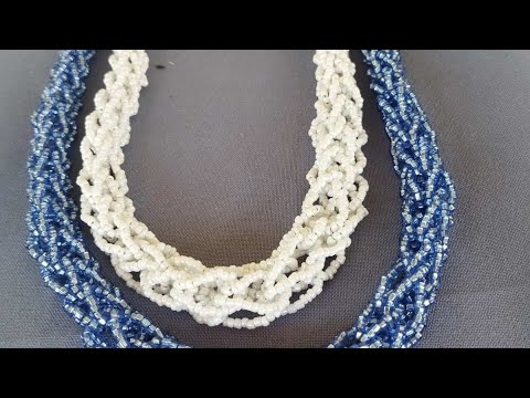 Видео: МК. объёмный жгут из остатков бисера и мои новые работы