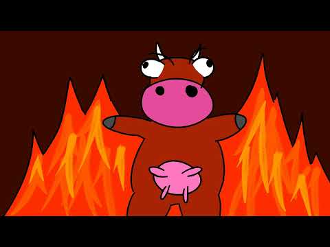 Видео: АНИМАЦИЯ. ИСТОРИЯ О ТОМ КАК Я ЧУТЬ НЕ ПОМЕР ОТ КОРОВЫ!