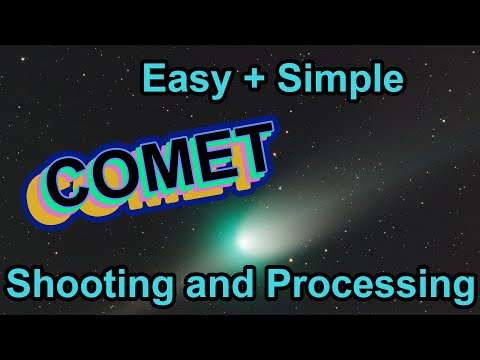 Видео: Как снимать и обрабатывать изображения комет
