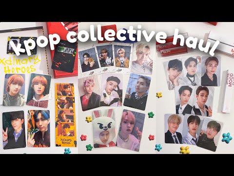 Видео: ۫ ✨ ֹ распаковка мерча и фотокарт stray kids, xdinary heroes и bts ˚⋆ kpop collective haul ·˚