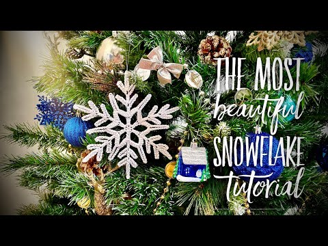 Видео: ВЯЖЕМ КРАСИВЕЙШУЮ СНЕЖИНКУ КРЮЧКОМ!!! ❄️❄️❄️ / BEAUTIFUL SNOWFLAKE TUTORIAL