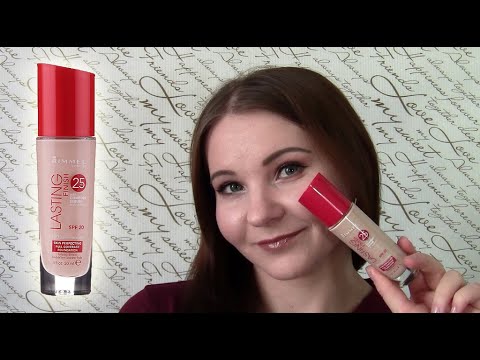 Видео: Тестирую тональную основу Rimmel Lasting Finish 25h Foundation SPF 20// Для жирной и комби кожи//Шок