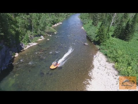 Видео: река Мрас-Су на водометах / Хариус Горной Шории / Фрегат 480 и два Солара 420