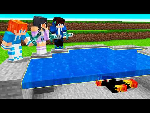 Видео: Экстремальные ПРЯТКИ С ПОДДЕЛЬНАЯ ВОДА в Майнкрафт!