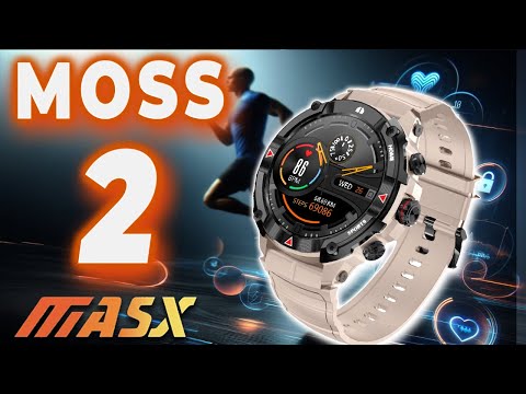 Видео: MASX MOSS 2: Умные часы с AMOLED дисплеем - обзор всех функций