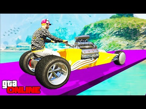 Видео: ЭТО ЧТО ЗА ЧУДОВИЩЕ!? НОВЫЙ ДЛИННЫЙ БАЙК НА СКИЛЛ ТЕСТЕ - ГОНКИ НА НОВОМ ТРАНСПОРТЕ В ГТА 5 ОНЛАЙН