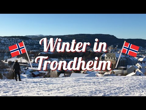Видео: Зима в Тронхейме, Норвегия