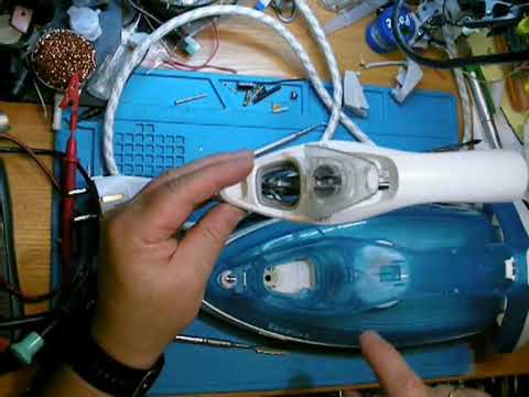 Видео: Утюг не выключается. Ремонт TEFAL FV3830