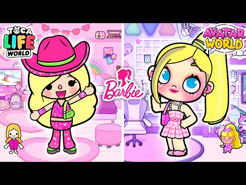 Видео: Барби в Тока Бока vs Барби в Avatar World | Toca Life World | Barbie