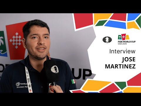 Видео: Интервью с 🇲🇽 Хосе Мартинесом | Партия 1 | Раунд 4 | Кубок мира ФИДЕ 2025