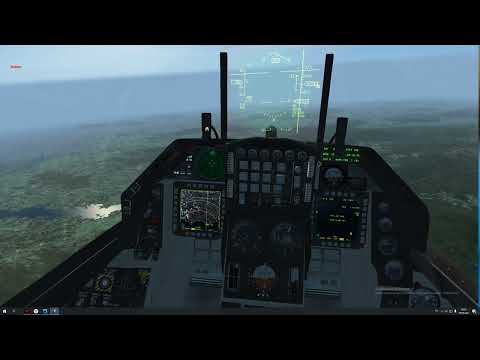 Видео: Falcon BMS 4.36 U1. Крылатая ракета AGM-158 JASSM (Joint Air to Surfase Standoff Missile).