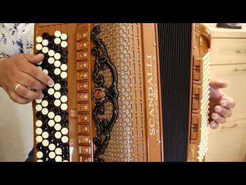 Видео: Роскошный баян Scandalli Hromo Superior. Прекрасный исполнитель и инструмент! Продажа 8917 814-56-22