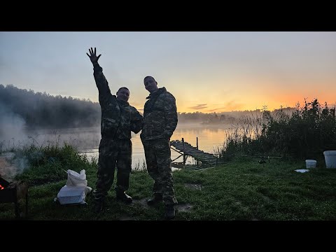 Видео: Долгожданная рыбалка с ночёвкой  !!! р. Нерль. 2023. Встреча с другом !!!!🤪