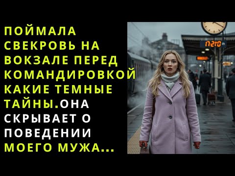 Видео: Опаздывая в командировку, увидела на вокзале свекровь которая должна была смотреть за мужем Расск