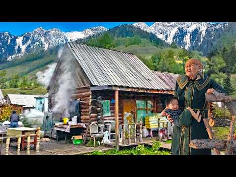 Видео: Таинственный народ под снежными горами Синьцзяна! Первого ребёнка растит бабушка.