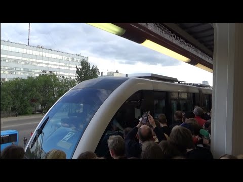Видео: Станция Тимирязевская монорельс ЭПС борт 05