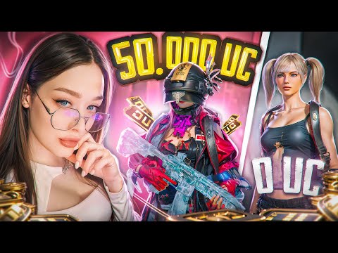 Видео: ПОТРАТИЛА 50.000$ UC! ЛУЧШАЯ ПРОКАЧКА АККАУНТА ДЕВУШКЕ в PUBG MOBILE! ПРОКАЧКА в ПУБГ МОБАЙЛ!