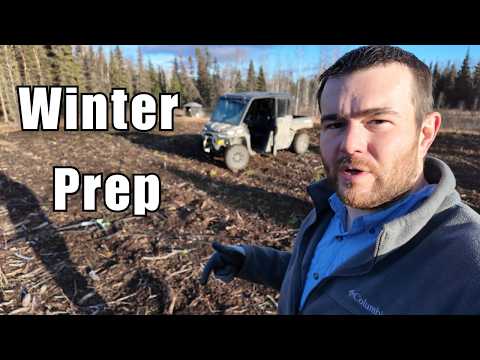 Видео: Зима приближается к нашему поместью на Аляске | Проект «Копченый бекон и дрова»!