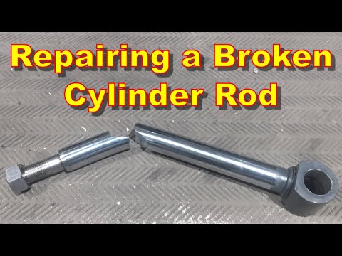 Видео: Механическая обработка и сварка – восстановление штока гидроцилиндра, только ручная обработка в м...