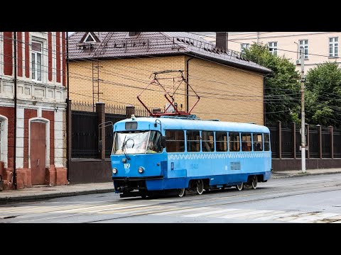 Видео: Курск из окон трамвая. Маршрут №4