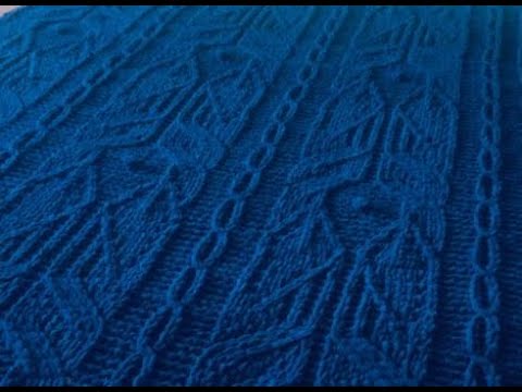 Видео: Плед 24. из пряжи Ализе пуффи файн