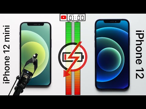 Видео: Тест аккумулятора iPhone 12 mini и iPhone 12