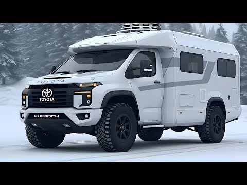 Видео: 2026 Toyota Luxury Camper RV — Роскошный автодом будущего с комфортом и стилем