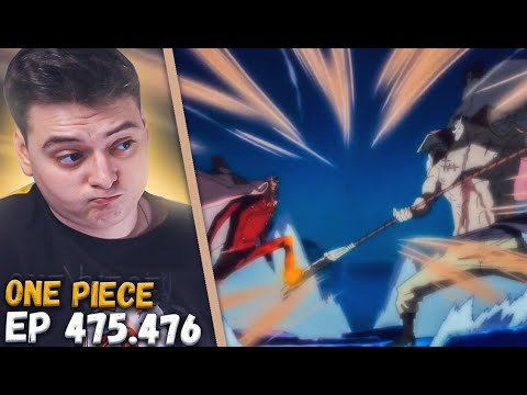 Видео: Акаину остановил Белоуса Ван-Пис 475-476 серия | Реакция на аниме