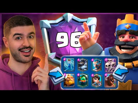 Видео: 🥇 96% ПОБЕД - Абсолютный Чемпион Колодами Соперника!!! / Clash Royale