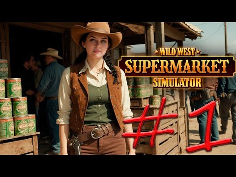 Видео: ОТКРЫЛ МАГАЗИН НА ДИКОМ ЗАПАДЕ - Wild West Supermarket Simulator #1