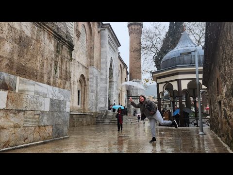 Видео: 1.Турция, город Бурса. Старинные улицы, панорама, кофе. Гуляем по городу