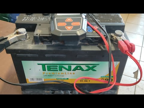 Видео: Заряд акб Tenax  с приёмки лома