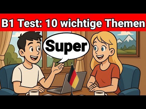 Видео: Устный экзамен Немецкий язык B1 | Совместное планирование/диалог | 10 важных тем | говорение