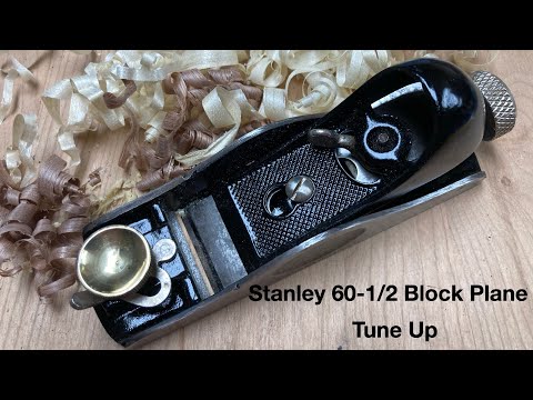 Видео: Очистите, заточите и испытайте на дороге рубанок Stanley 60-1/2 с низким углом наклона.