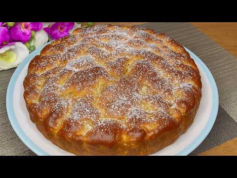 Видео: Каждая швейцарская бабушка печёт этот пирог осенью! Такой лёгкий и нежный!
