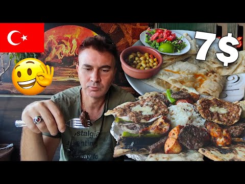 Видео: ДЕШЕВО и ВКУСНО ПОЕСТЬ В АНТАЛИИ! На ДВОИХ 7$ - ПОЛНЫЙ СТОЛ ЕДЫ/ Отдых в Турции