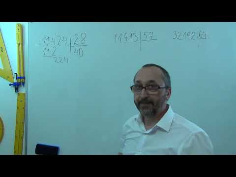 Видео: 051807  Ділення в стовпчик Тренування 16 18