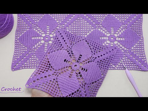 Видео: ВЯЗАНИЕ КРЮЧКОМ цветочные КВАДРАТНЫЕ МОТИВЫ МК🌷SUPER Beautiful Pattern Crochet square floral motifs🌷