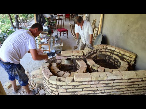 Видео: O'choq qurish sirlari YasharBek | kitchen ideas | Секреты строительства печи