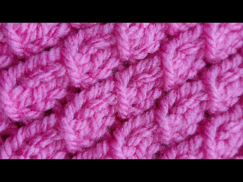 Видео: Классный, 👍 несложный узор спицами для джемпера, свитера, шапочки , кофточки. 