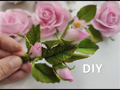 Видео: БУТОН РОЗЫ, МК / DIY Beautiful Rose Buds🌸🌸🌸🌸🌸